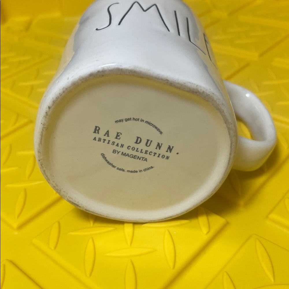Rae Dunn Cream 'Smile' Mug - Picture 2 of 2